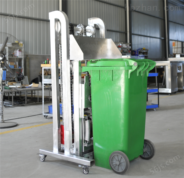 自动化链条式垃圾桶提升机生产