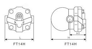 FT14H杠杆浮球式蒸汽疏水阀2