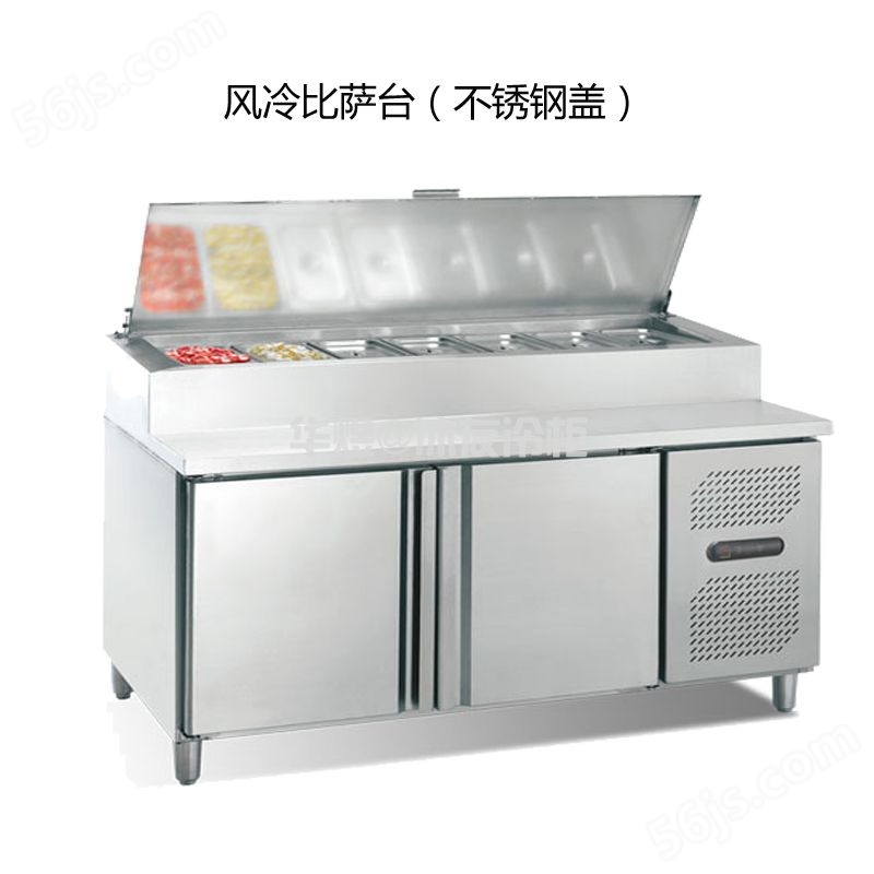 不锈钢披萨柜商用风冷比萨冷藏柜比萨操作台保鲜柜沙拉台(图11)