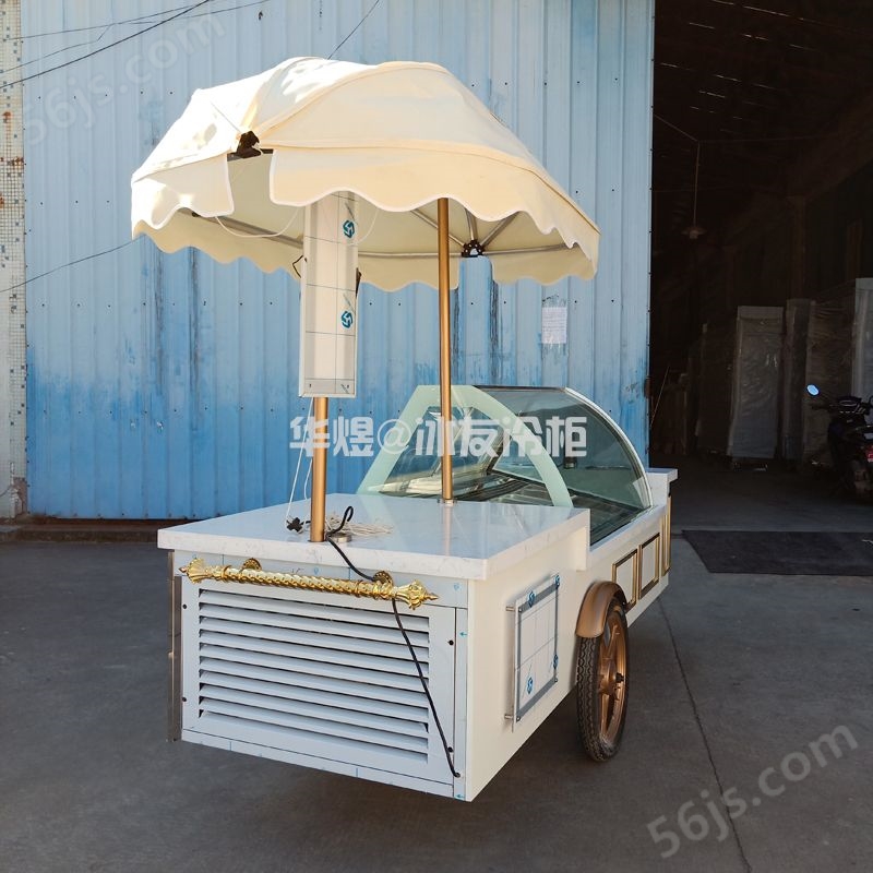 定制款雪糕车冰淇淋展示冷柜移动冰激凌车冰淇淋手推车(图9)