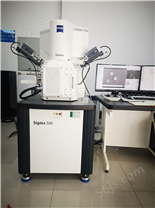 场发射扫描电子显微镜  SEM型号：Zeiss Sigma500