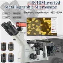 KOPPACE 192X-1926X 4K高清相机 倒置金相显微镜 可拍照 录像 测量