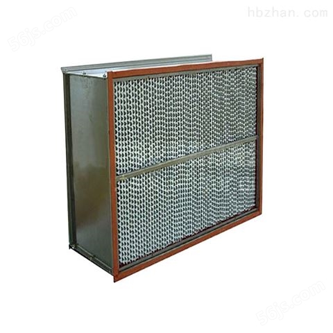 耐高温铝隔板空调箱过滤器
