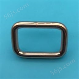 厂家供应金属铁线口字扣 箱包织带方扣 304不锈钢长方形口子扣