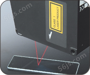 激光位移传感器测量玻璃板厚度