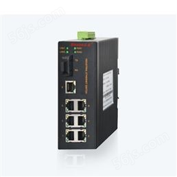 MIE-1108 7FE+1F卡轨式百兆非网管工业以太网交换机